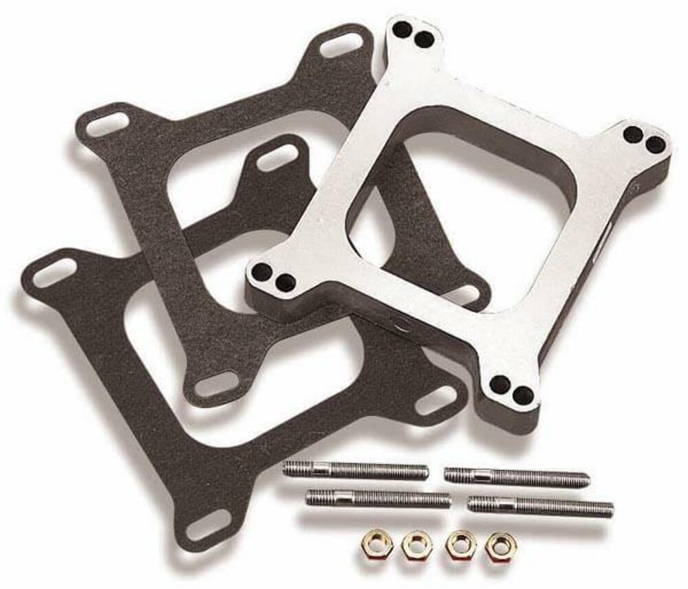 Holley Intake Manifold Spacer - 17-27 aluminum