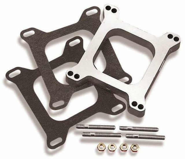 Holley Intake Manifold Spacer - 17-27 aluminum