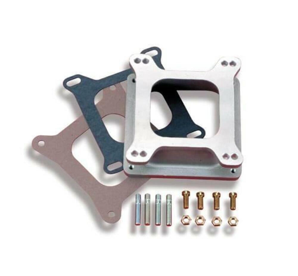 Holley Intake Manifold Spacer - 17-9 aluminum