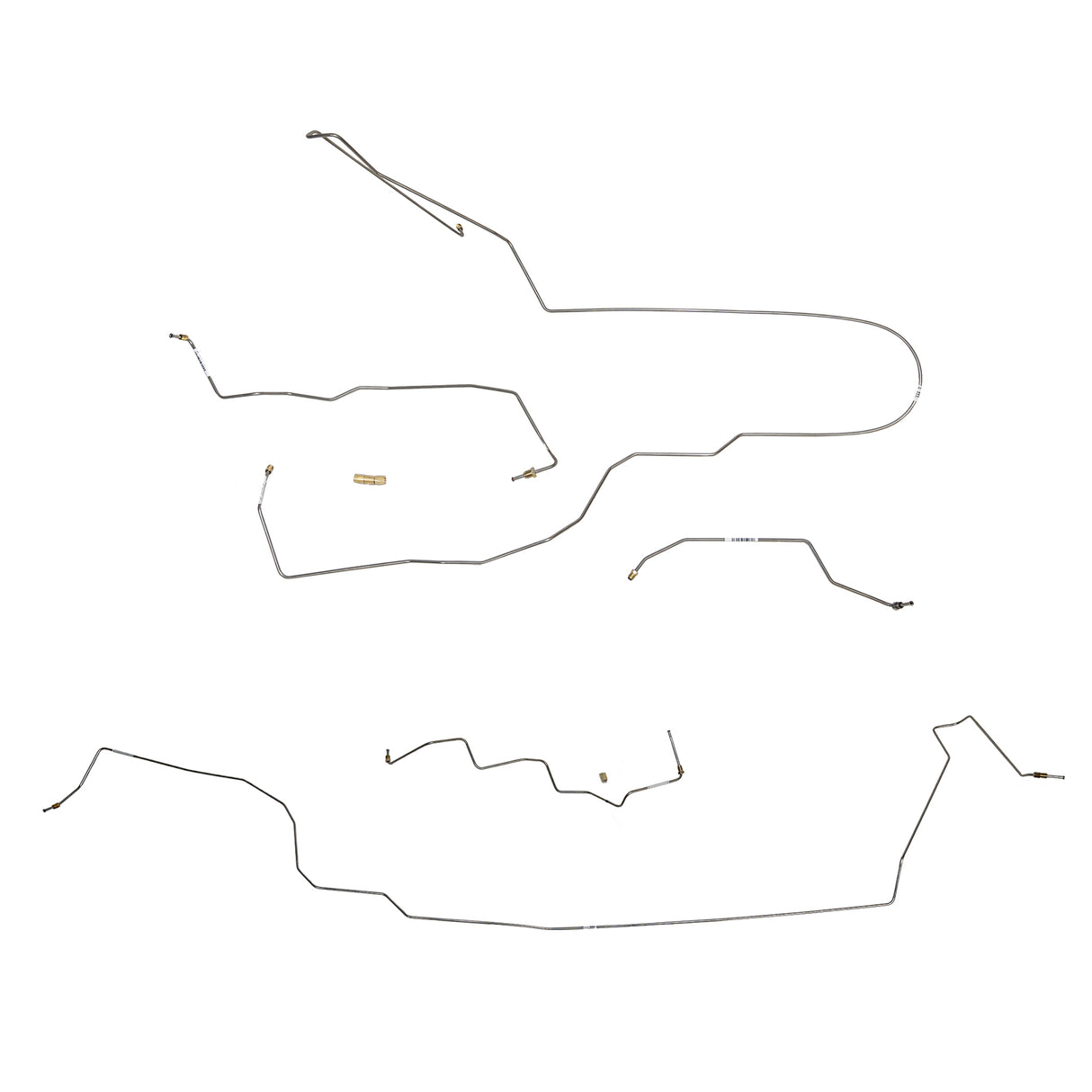 Intermediate Brake Line Kit for 2002-2007 Jeep Liberty ABS 4WD stainless steel