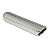 Jones Exhaust rolled edge exhaust tip steel chrome universal irac31216-chrome-exhaust-tip-rolled-angled-3-5 3 inch