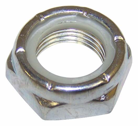 Vintage - Metal Silver Steering Bellcrank shaft Nut J0649240
