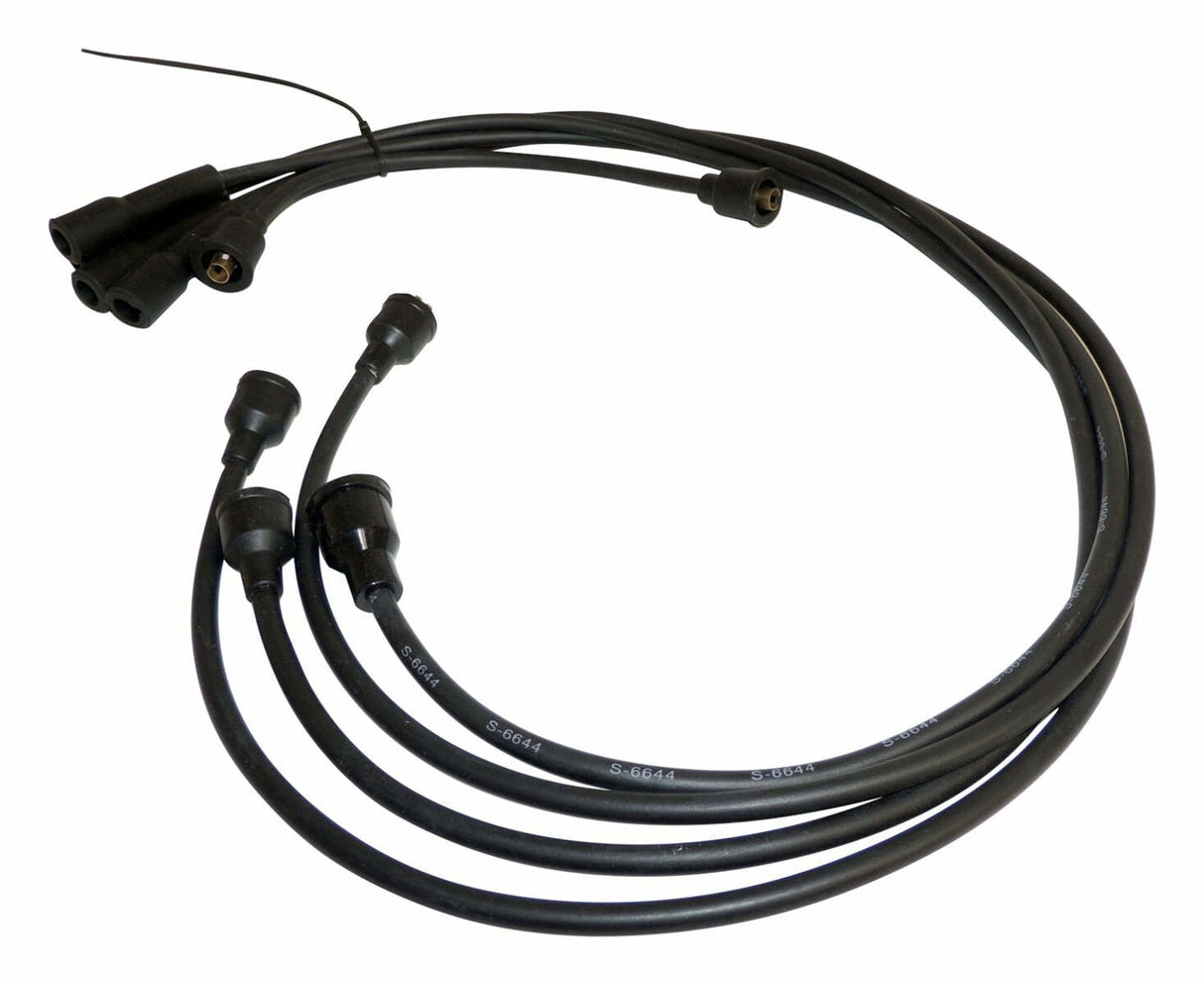 Jeep Vintage - Metal Black Ignition Wire Set J0930456