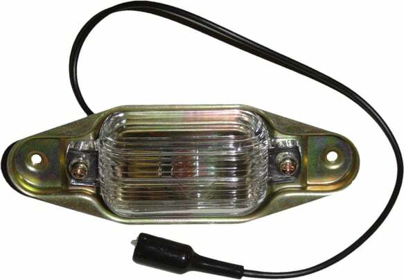 1967-1987 Chevrolet Trucks; License Plate Light Assembly-67