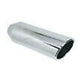Jones J253512RAC - 2.5 Stainless Round Truck Exhaust Tip 2 1/2 In 3 1/2 Out 12 Long
