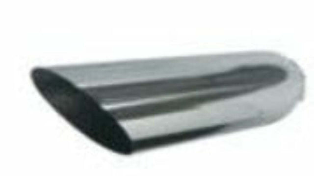 Jones Exhaust angle cut exhaust tip stainless steel steel chrome universal j304012ac-chrome-stainless-steel-exhaust-tip-angled-4 3 inch