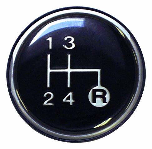 Jeep Vintage - Plastic Black Shift Knob Insert J3241067