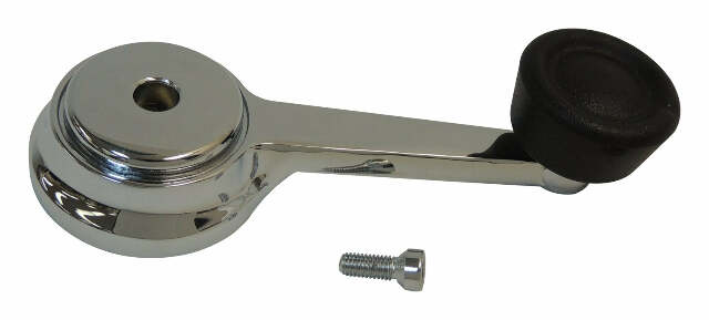 Vintage - Metal Chrome Window Handle - J3678907