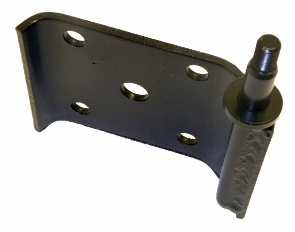 Vintage - Metal Black Leaf Spring Plate steel J5363439