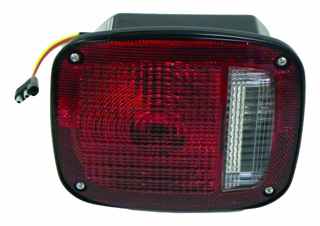 Vintage - Metal Red tail light assembly J5457197
