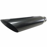 Jones Exhaust angle cut exhaust tip stainless steel steel black chrome j5718ack-black-stainless-steel-exhaust-tip-angle-3-5 5 inch
