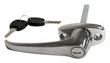 Vintage - Steel Chrome exterior door handle assembly J8128461