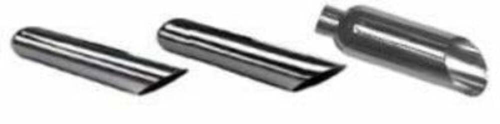 Jones Exhaust angle cut exhaust tip steel chrome universal jac324-chrome-exhaust-tip-angle-cut-3 3 inch