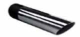 Jones Exhaust angle cut exhaust tip steel chrome universal jcm212-chrome-exhaust-tip-angle-cut-2-6 2 inch