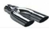 Jones Exhaust angle cut exhaust tip steel chrome universal jda200-chrome-exhaust-tip-dual-angle-cut-5-6 2 inch