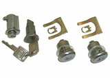 1969-72 Blazer Lock Set-Door, Ignition, Glove Box-Square Keys JDLGB00