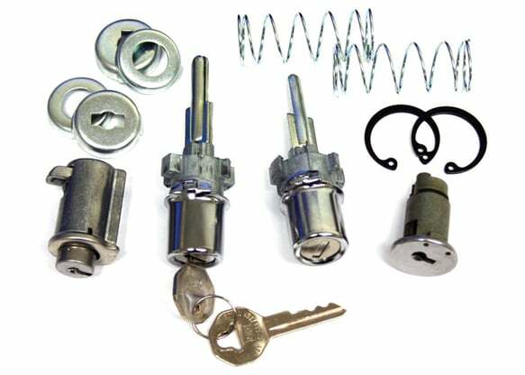 Fits 1947-1951 Chevrolet Truck; Lock Set-Door And Ignition And Glove Box JDLGB51