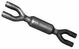 Jones Exhaust performance muffler aluminized steel steel universal jfp225dd-flow-pack-muffler-2-25-dual-inlet-2-25-dual-outlet 2 inch