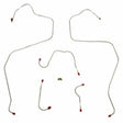Front Brake Line Kit for 1968-1969 AMC AMX drum brakes stainless steel