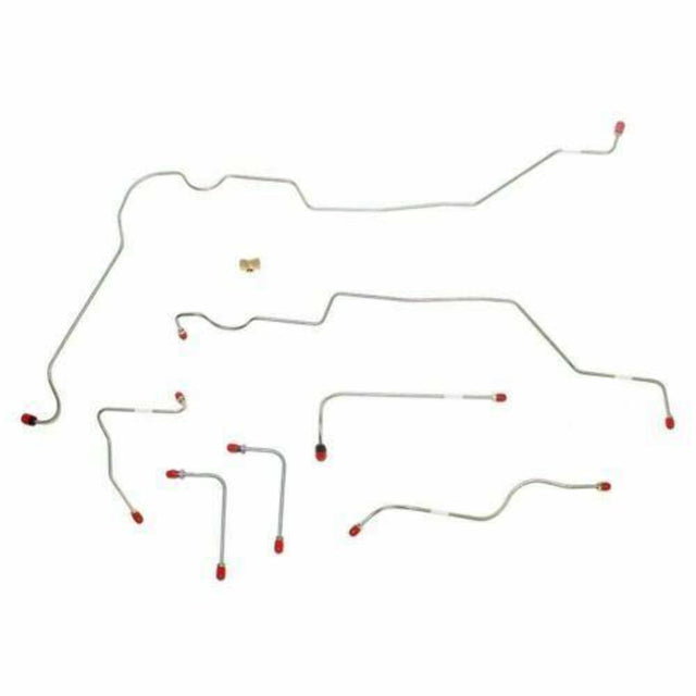 Front Brake Line Kit for 1969 AMC Rambler disc brakes stainless steel