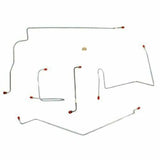 1970 AMC AMX Front Brake Line Kit Power Drum Brake 5 Piece Set - JKT7003OM