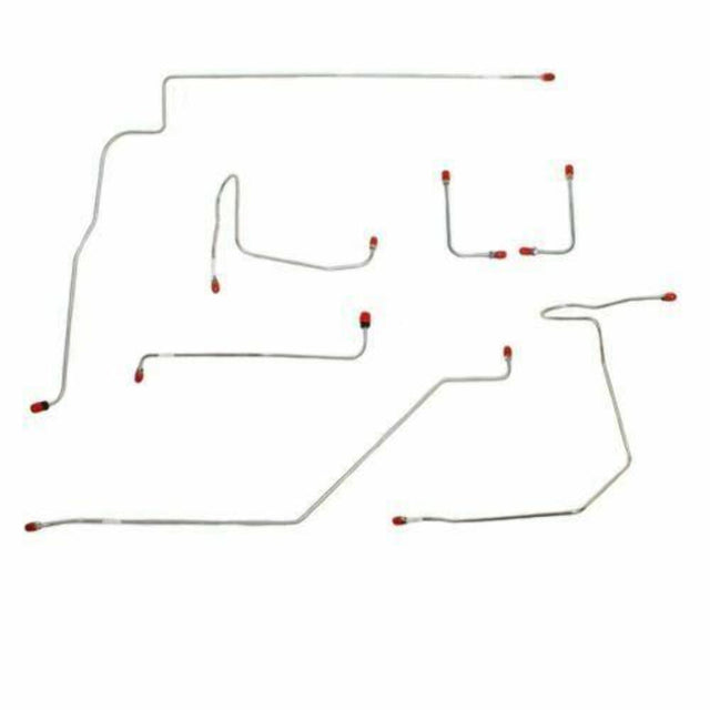 Front Brake Line Kit for 1970 AMC Rebel disc brakes stainless steel