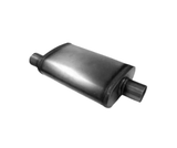 t Jones Exhaust 4 x 9x 18 Universal Max Flow Oval Muffler 2.25 Offset IN MF126 Jones Exhaust