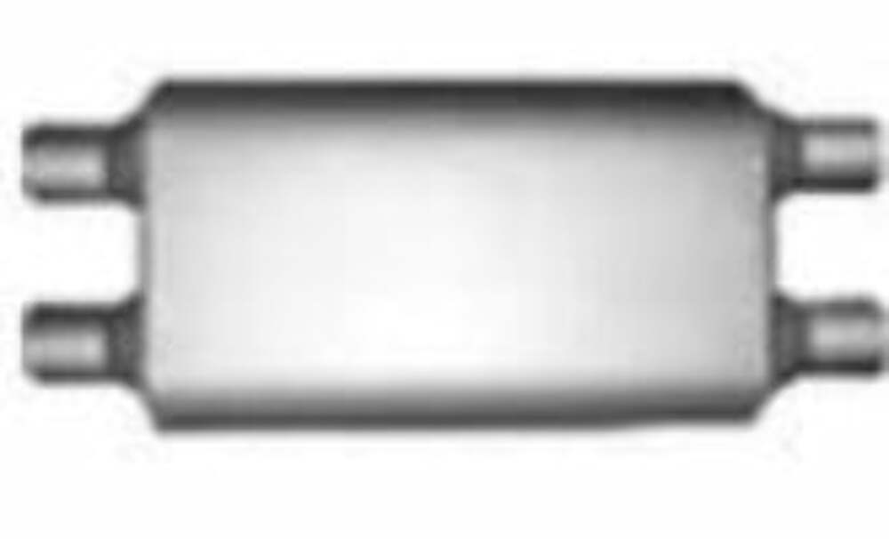 Jones Exhaust F5264F Full Boar Truck Muffler 3 Inlet, 2.5 Outlet Jones Exhaust 5 inch f5264f-full-boar-truck-muffler-3-inlet-2-5-outlet