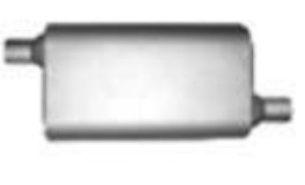 t Jones Exhaust F526B Full Boar Truck Muffler 3 Inlet, 3 Outlet Jones Exhaust