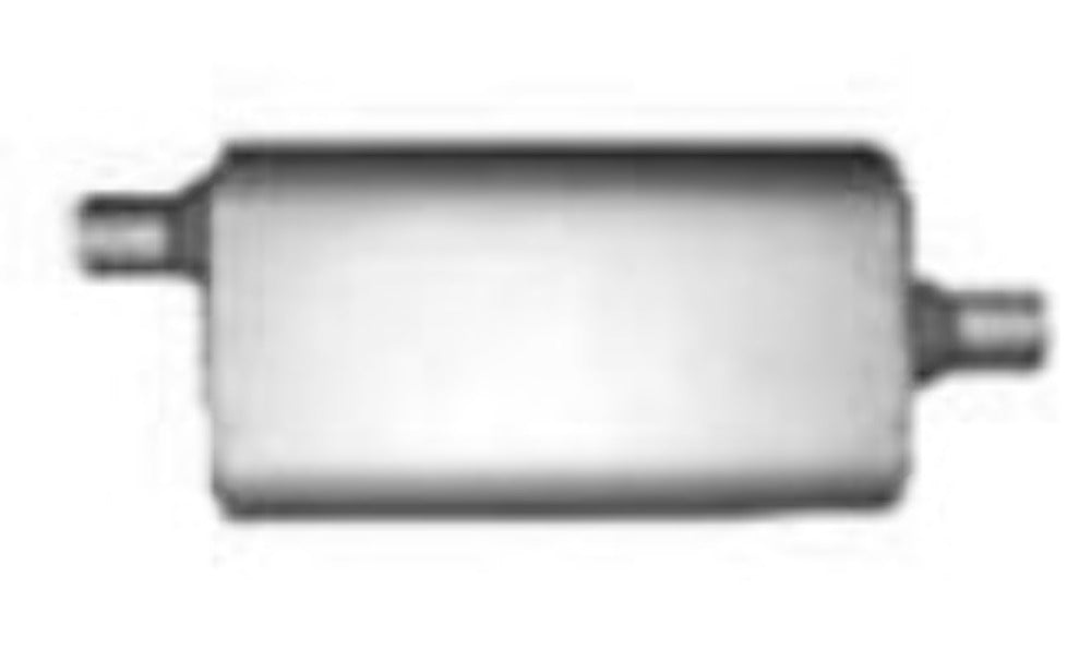 Jones Exhaust F536A Full Boar Truck Muffler 3 Inlet, 3 Outlet Jones Exhaust 5 inch f536a-full-boar-truck-muffler-3-inlet-3-outlet