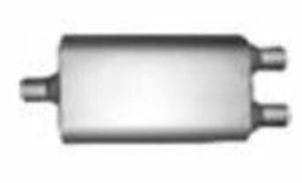 t Jones Exhaust F536C Full Boar Truck Muffler 3 Inlet, 3 Outlet Jones Exhaust