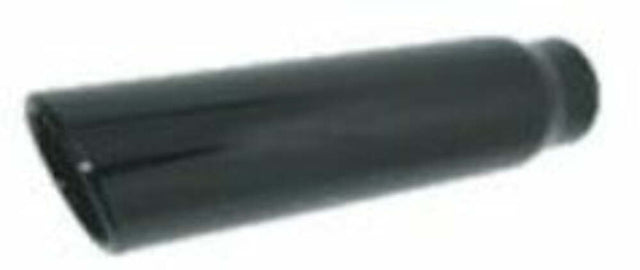 Jones Exhaust J304012RACK Black Stainless Steel Exhaust Tip Rolled Angled 4 Jones Exhaust 3 inch j304012rack-black-stainless-steel-exhaust-tip-rolled-angled-4