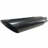 Jones Exhaust J4718ACK Black Stainless Steel Exhaust Tip Rolled Angled 3.5 Jones Exhaust 4 inch j4718ack-black-stainless-steel-exhaust-tip-rolled-angled-3-5