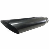 Jones Exhaust J5718ACK Black Stainless Steel Exhaust Tip Angle 3.5 Jones Exhaust 5 inch j5718ack-black-stainless-steel-exhaust-tip-angle-3-5