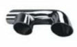 Jones Exhaust JDT214 Chrome Exhaust Tip Dual Turn Down 4.5 Jones Exhaust 2 inch jdt214-chrome-exhaust-tip-dual-turn-down-4-5