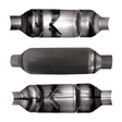t Jones Exhaust JFP225 Flow Pack Muffler 2.25" Inlet, 2.25" Outlet Jones Exhaust