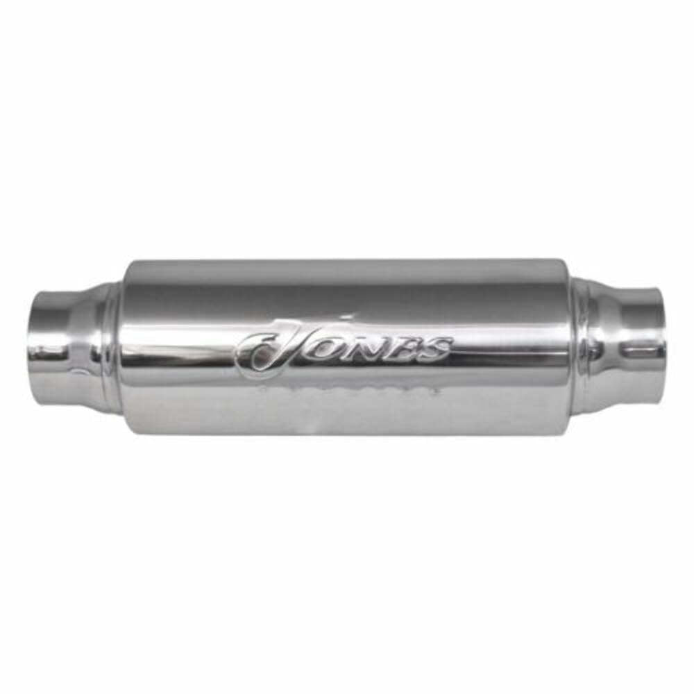 t Jones Exhaust JR24 Turbine Resonator 2.25 Inlet, 2.25 Outlet Jones Exhaust