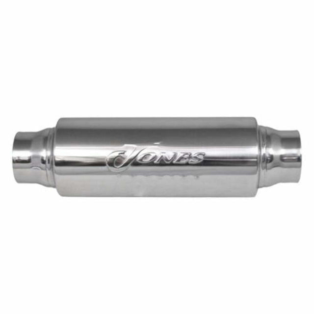 t Jones Exhaust JR24 Turbine Resonator 2.25 Inlet, 2.25 Outlet Jones Exhaust