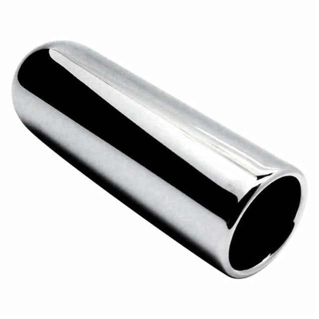 Jones Exhaust PPT200SS Chrome Stainless Steel Exhaust Tip Rolled Pencil 2.25 Jones Exhaust 2 inch ppt200ss-chrome-stainless-steel-exhaust-tip-rolled-pencil-2-25