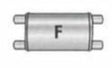 Jones Exhaust Q533F Quiet Tone Muffler 2.25 Inlet, 2.25 Outlet Jones Exhaust 5 inch q533f-quiet-tone-muffler-2-25-inlet-2-25-outlet