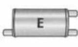 t Jones Exhaust Q536A Quiet Tone Muffler 3 Inlet, 3 Outlet Jones Exhaust