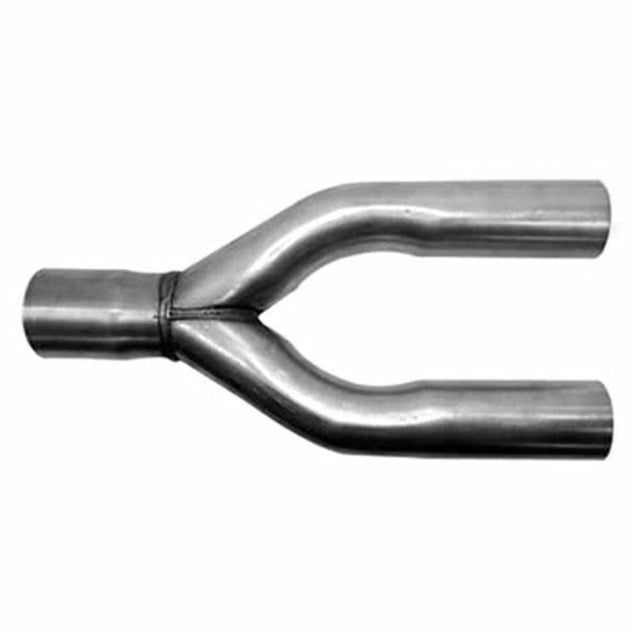 Jones Exhaust U4-2 Aluminized Stamped U-Pipe 2.5" Inlet, 2" Dual Outlet Jones Exhaust 4 inch