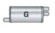 Jones Exhaust V4132G V Power Series Muffler 2.25 Inlet, 2 Outlet Jones Exhaust 4 inch v4132g-v-power-series-muffler-2-25-inlet-2-outlet