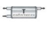 Jones Exhaust V4143T V Power Series Muffler 2.5 Inlet, 2.25 Outlet Jones Exhaust 4 inch v4143t-v-power-series-muffler-2-5-inlet-2-25-outlet