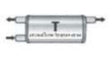 Jones Exhaust V4164T V Power Series Muffler 3 Inlet, 2.5 Outlet Jones Exhaust 4 inch v4164t-v-power-series-muffler-3-inlet-2-5-outlet