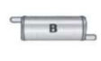 Jones Exhaust V417B V Power Series Muffler 3.5 Inlet, 3.5 Outlet Jones Exhaust 4 inch v417b-v-power-series-muffler-3-5-inlet-3-5-outlet