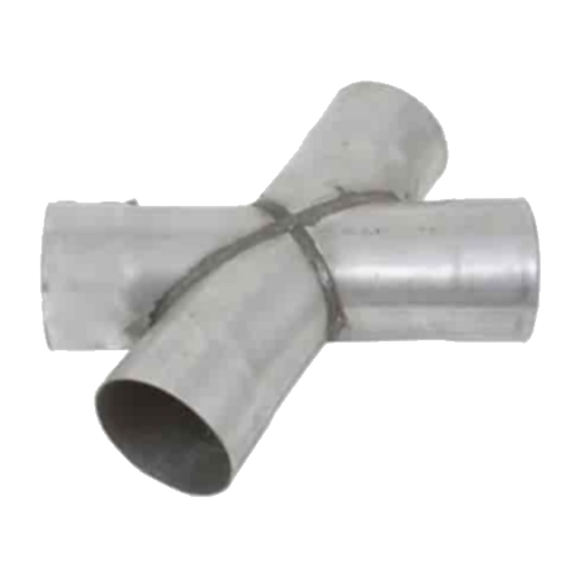 t Jones Exhaust XP3 Aluminized Stamped X-Pipe 2.25 to 2.25 Dual Pipes Jones Exhaust
