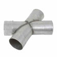 Jones Exhaust XP8 Aluminized Stamped X-Pipe 4 to 4 Dual Pipes Jones Exhaust 8 inch