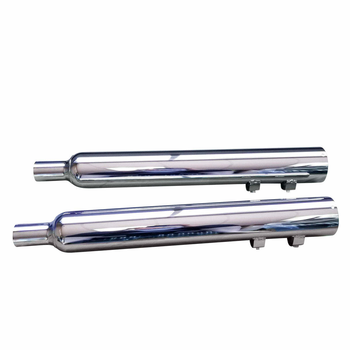 t 95-16 Harley Electra Glide Full Boar Straight Cut Slip On Muffler No Baffle Jones Exhaust