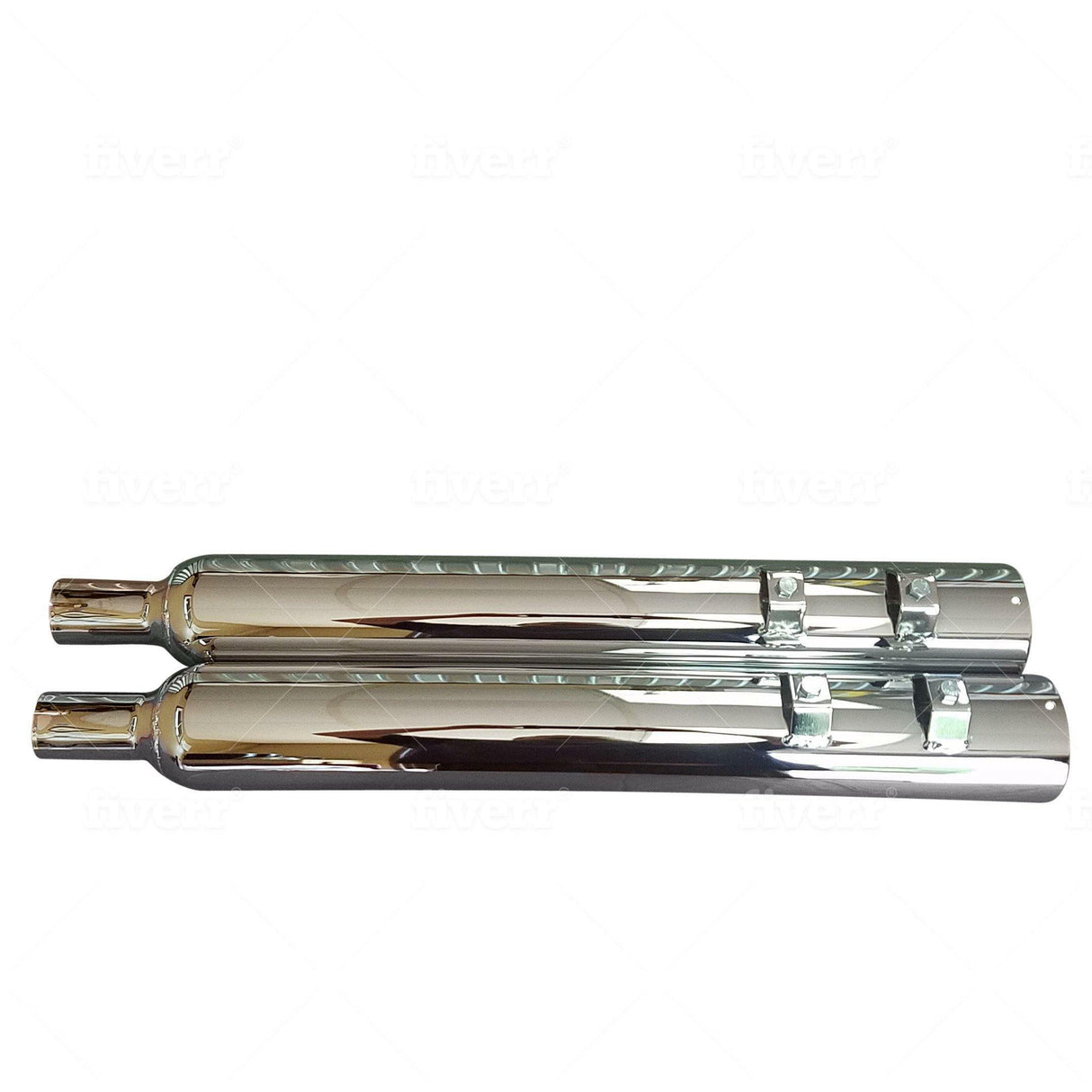t 95-16 Harley Electra Glide Full Boar Straight Cut Slip On Muffler No Baffle Jones Exhaust